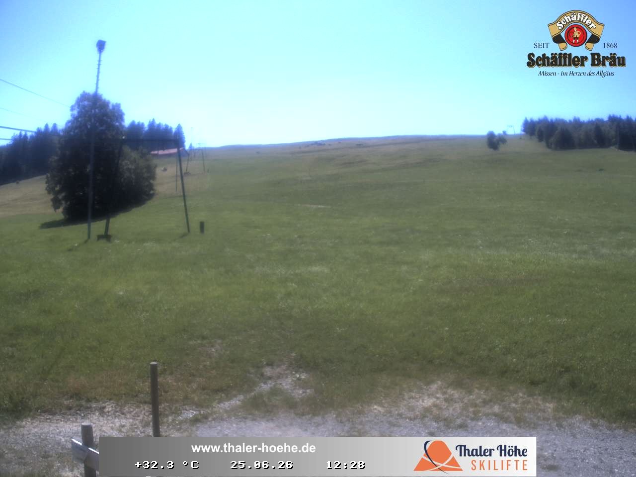 Archived image Webcam Thalerhöhe near Immenstadt
