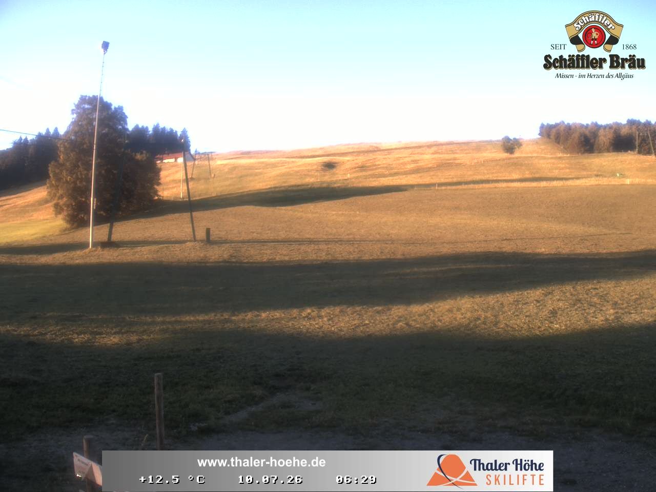 Archived image Webcam Thalerhöhe near Immenstadt