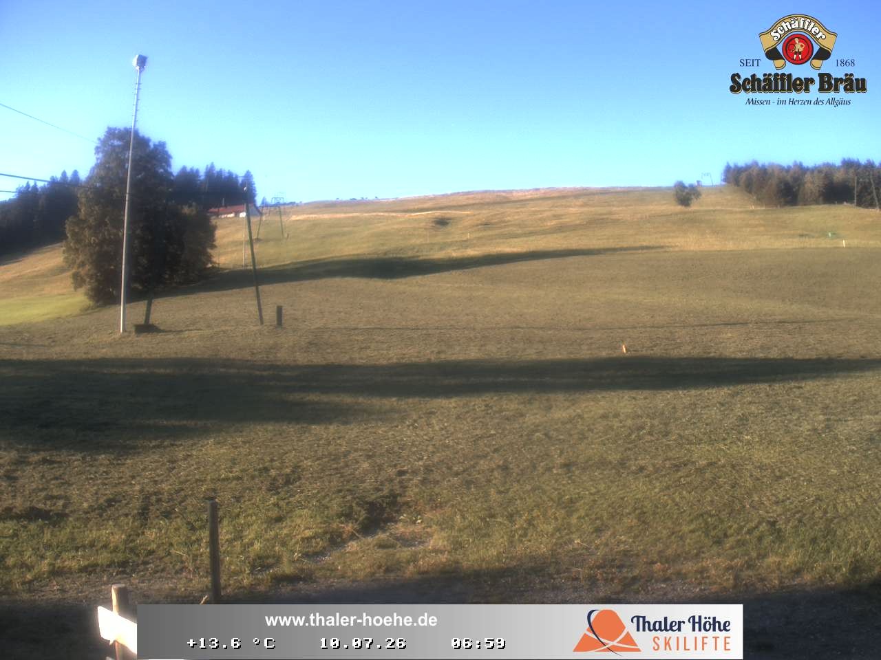 Archived image Webcam Thalerhöhe near Immenstadt