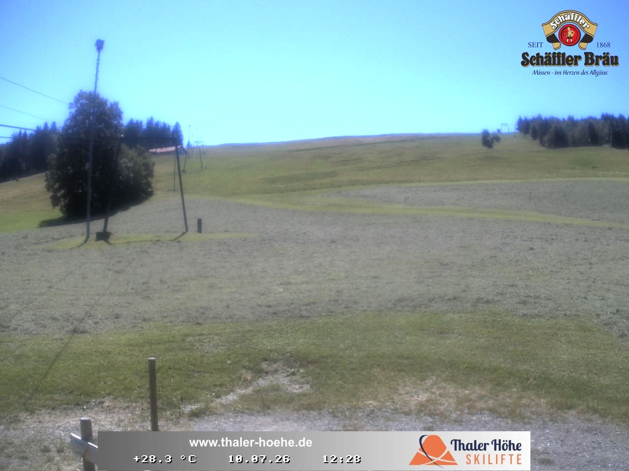 Archived image Webcam Thalerhöhe near Immenstadt