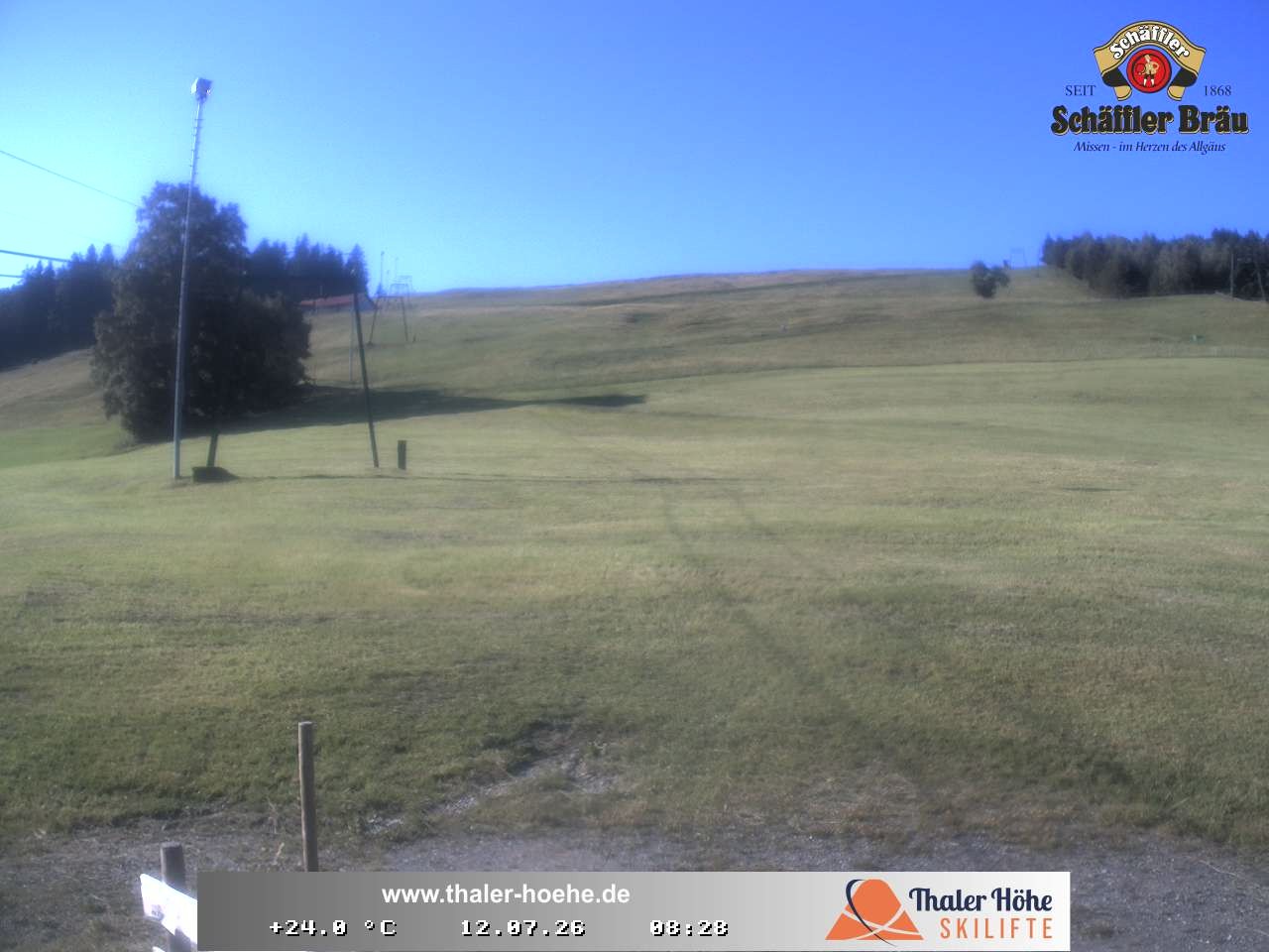 Archived image Webcam Thalerhöhe near Immenstadt
