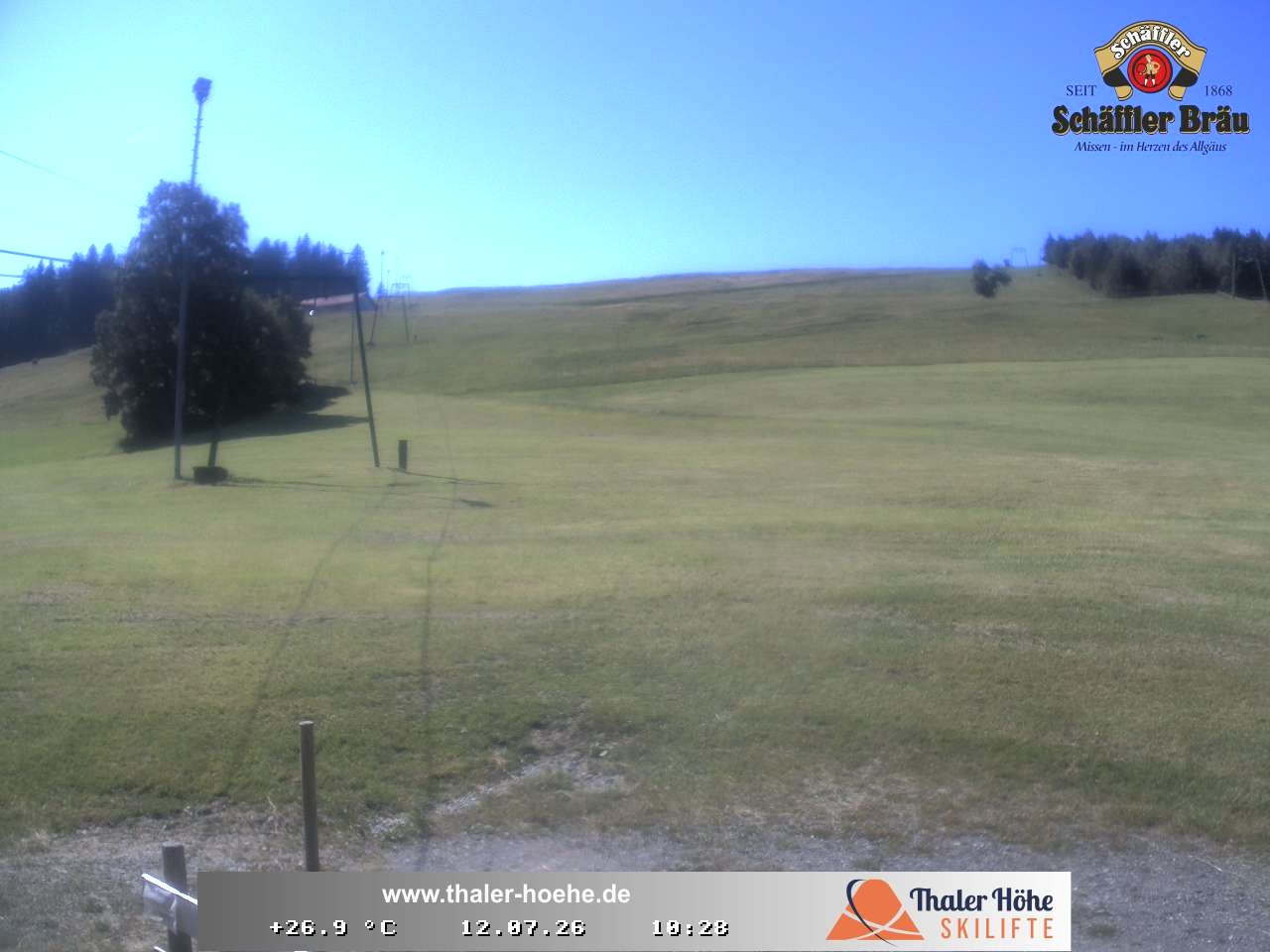 Archived image Webcam Thalerhöhe near Immenstadt