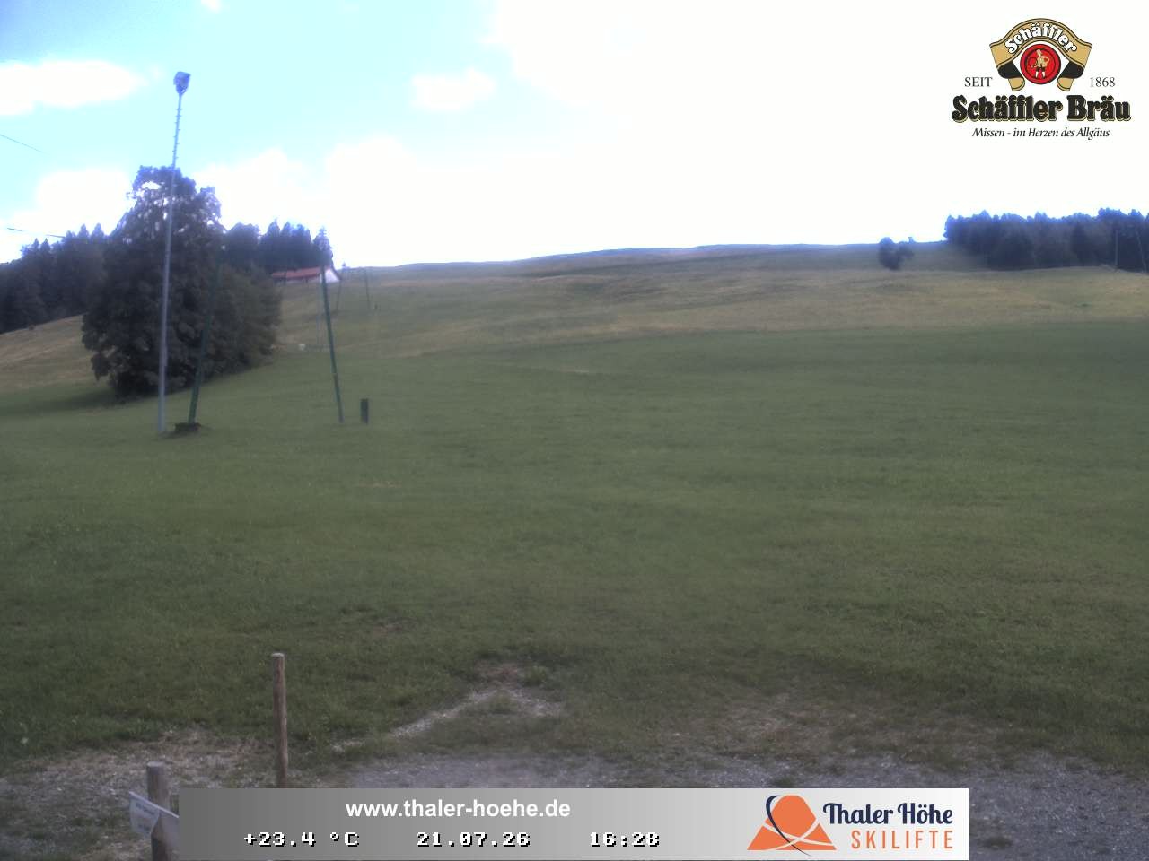 Archiv Foto Webcam Thalerhöhe bei Immenstadt