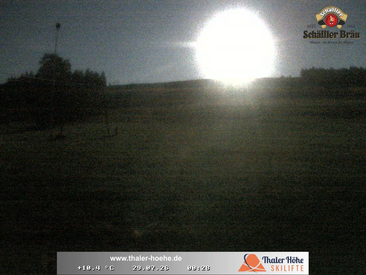 Archiv Foto Webcam Thalerhöhe bei Immenstadt