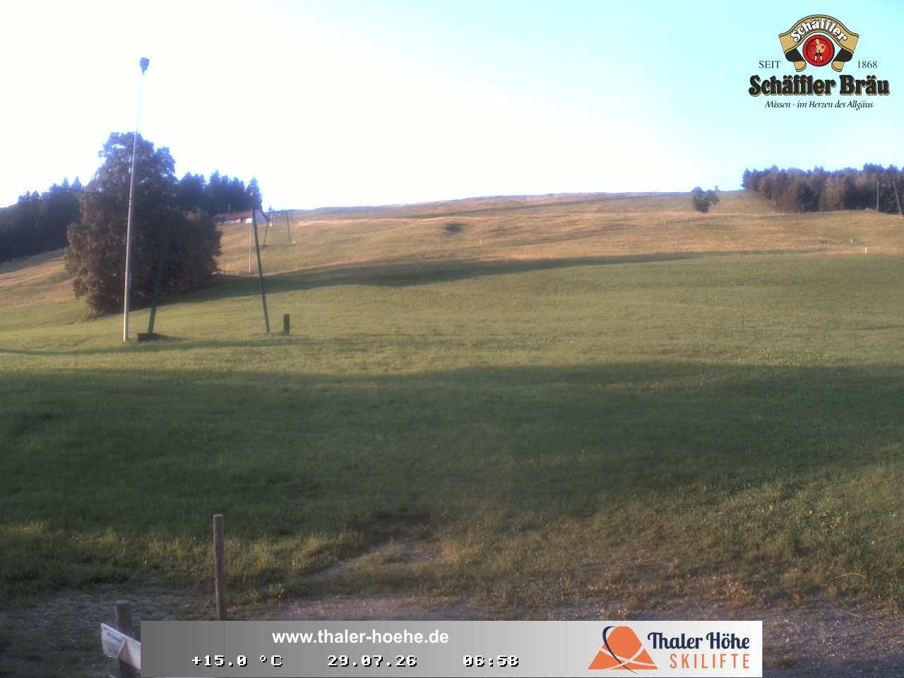 Archiv Foto Webcam Thalerhöhe bei Immenstadt