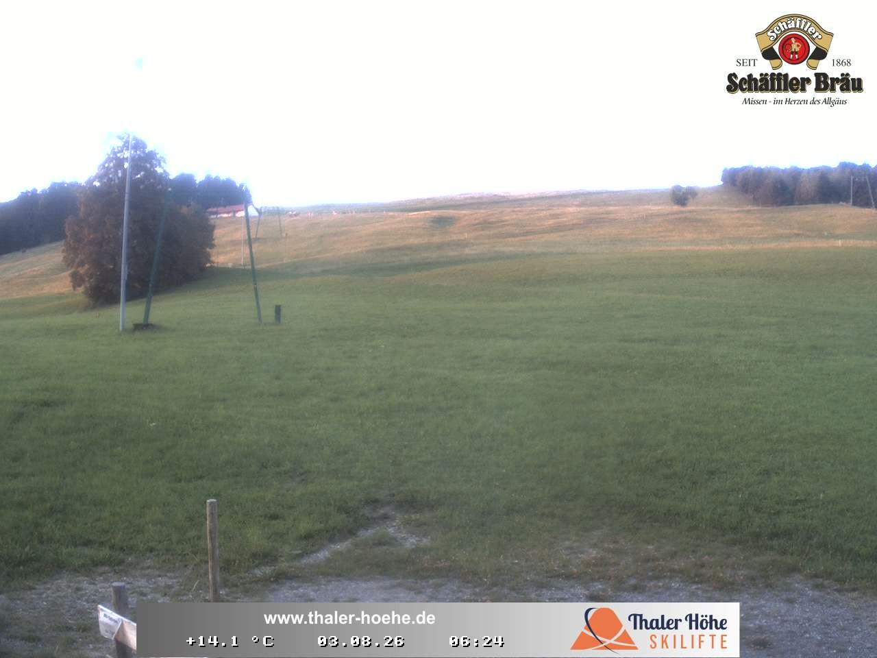 Archived image Webcam Thalerhöhe near Immenstadt