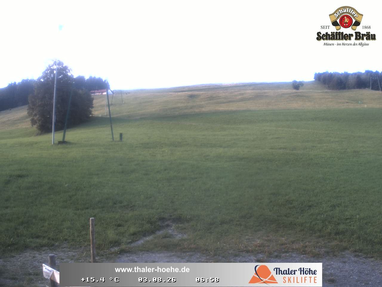 Archived image Webcam Thalerhöhe near Immenstadt