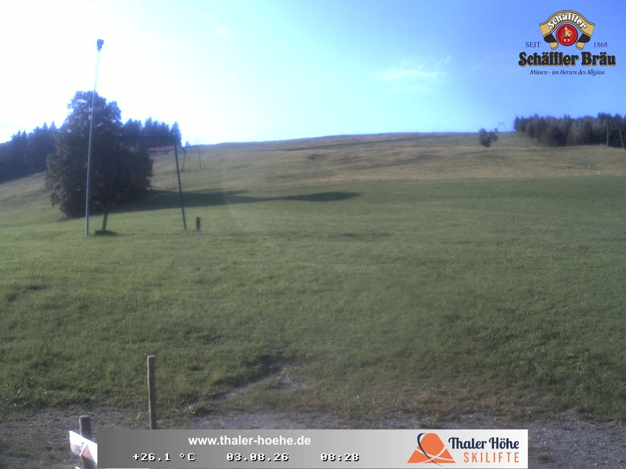 Archived image Webcam Thalerhöhe near Immenstadt