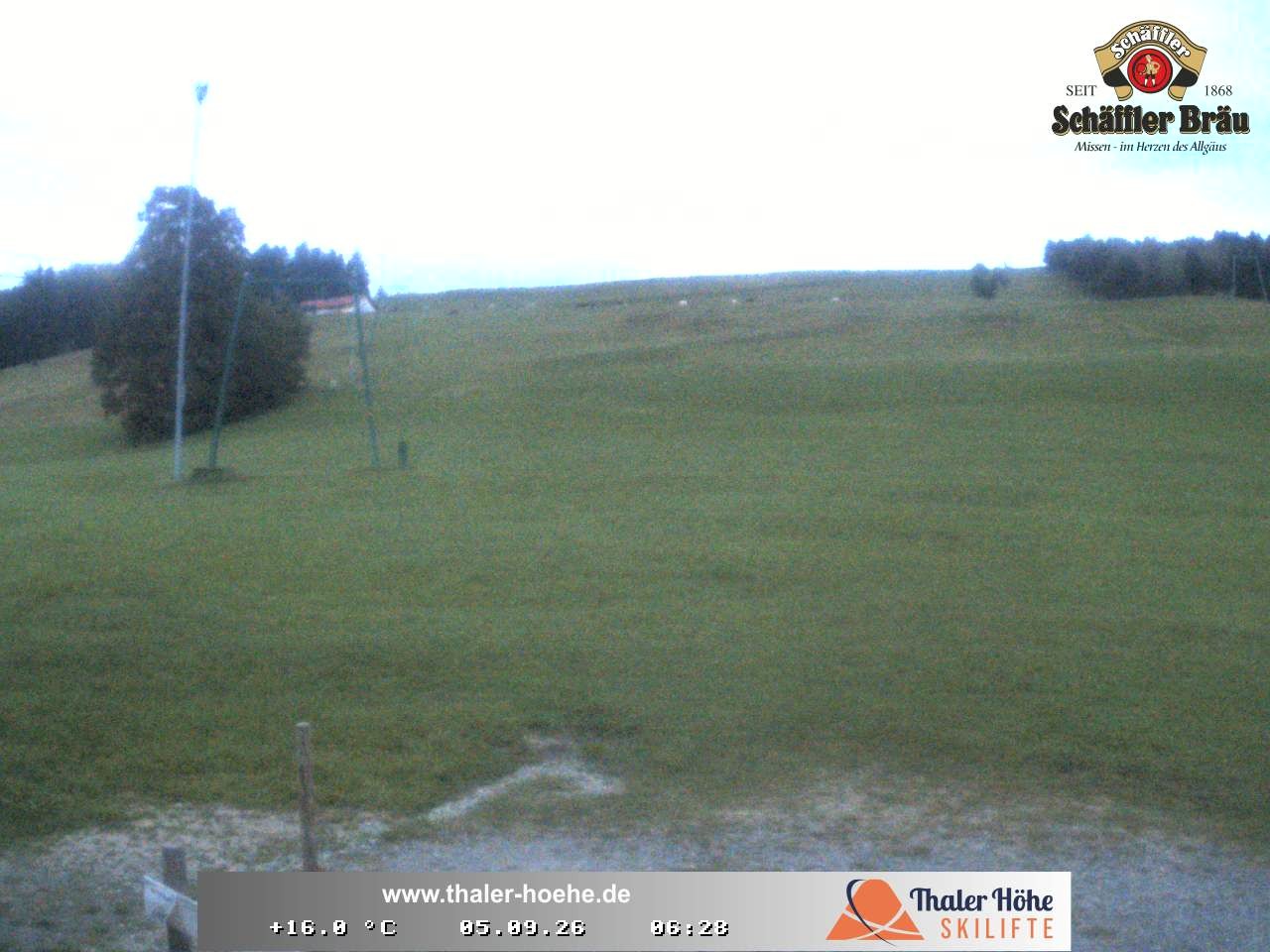 Archived image Webcam Thalerhöhe near Immenstadt