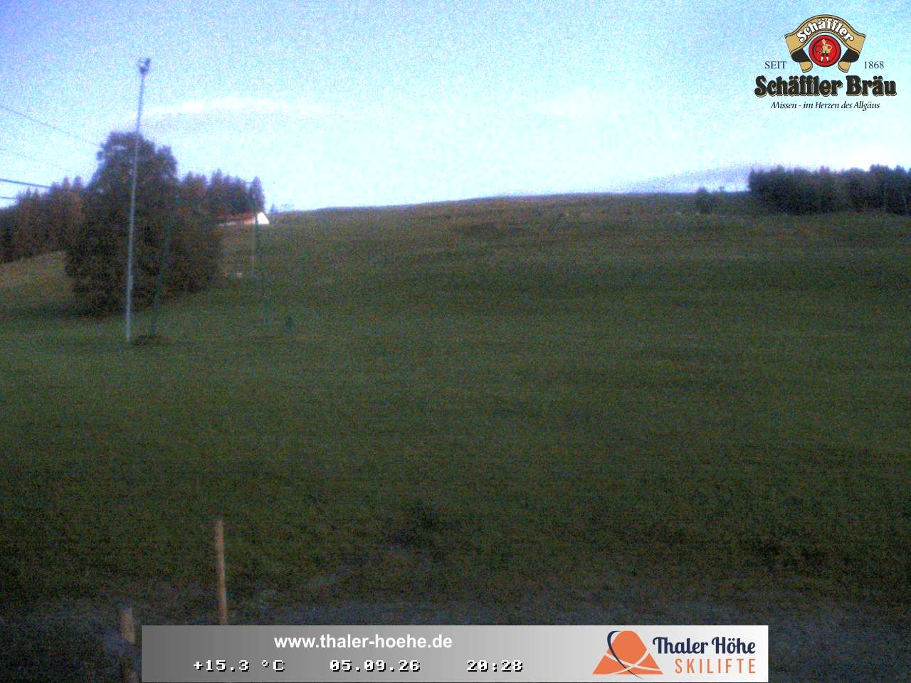 Archived image Webcam Thalerhöhe near Immenstadt