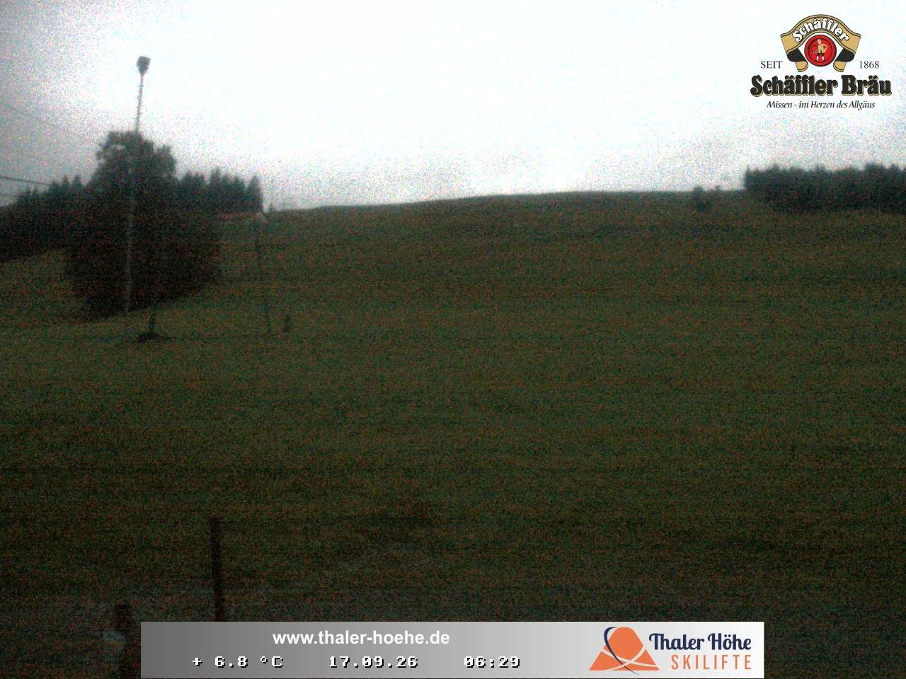 Archived image Webcam Thalerhöhe near Immenstadt