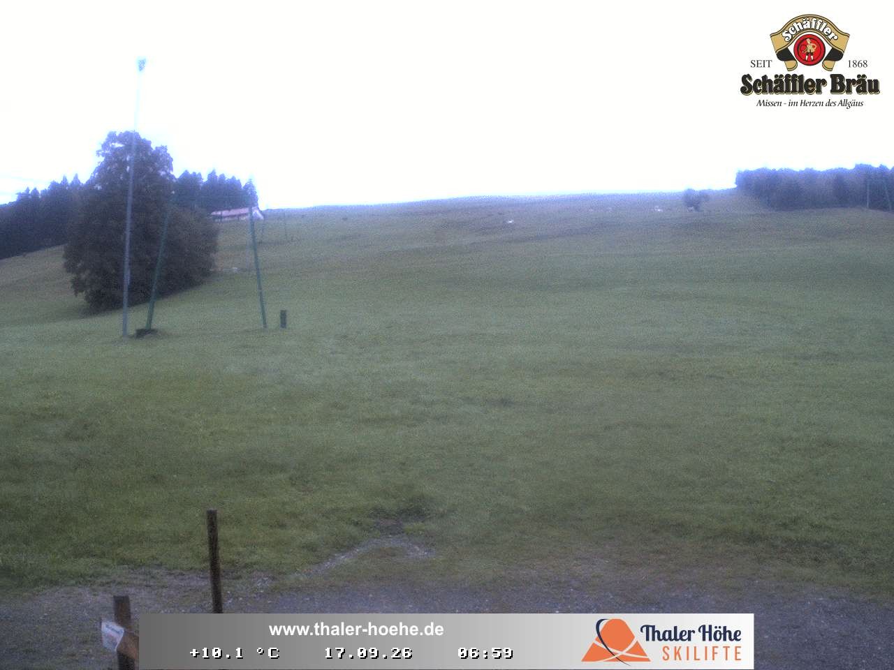 Archived image Webcam Thalerhöhe near Immenstadt