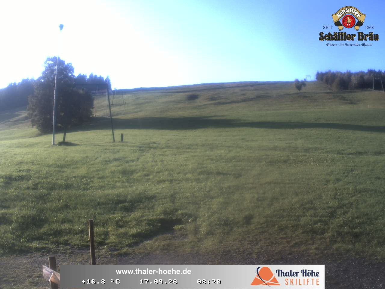 Archived image Webcam Thalerhöhe near Immenstadt