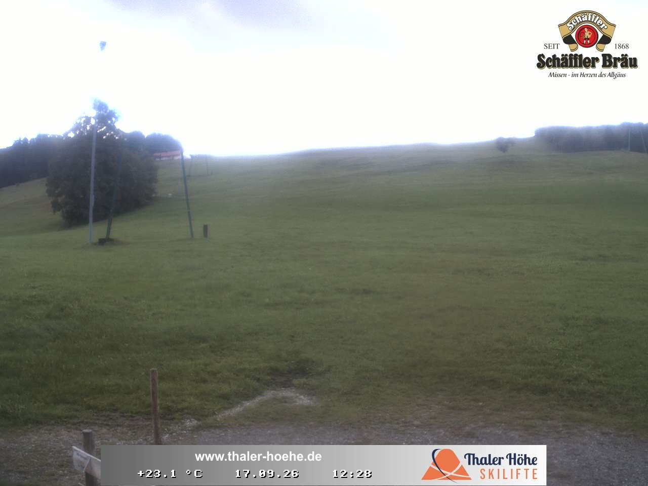 Archived image Webcam Thalerhöhe near Immenstadt
