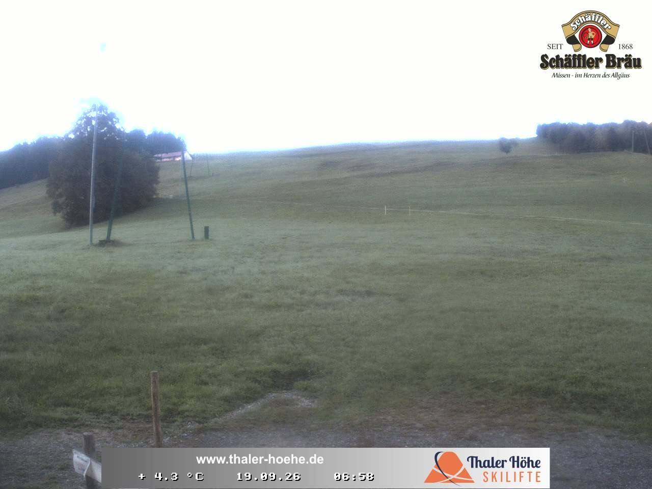 Archiv Foto Webcam Thalerhöhe bei Immenstadt