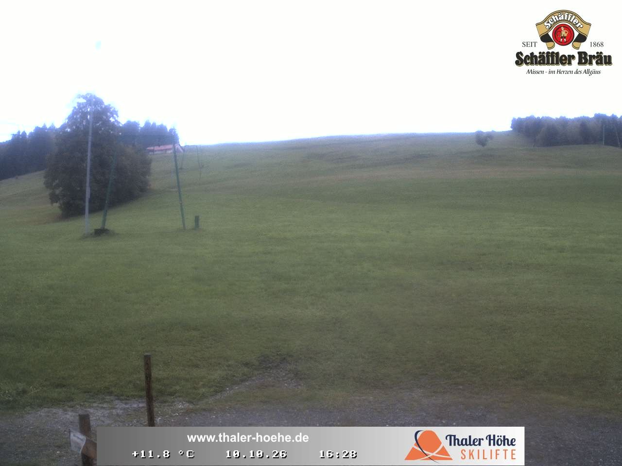 Archived image Webcam Thalerhöhe near Immenstadt