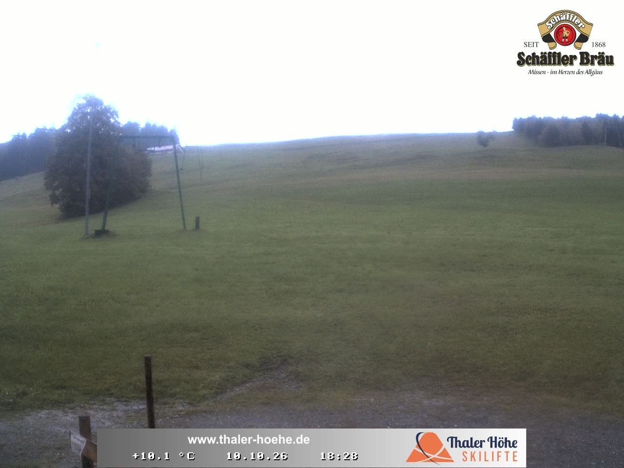 Archived image Webcam Thalerhöhe near Immenstadt