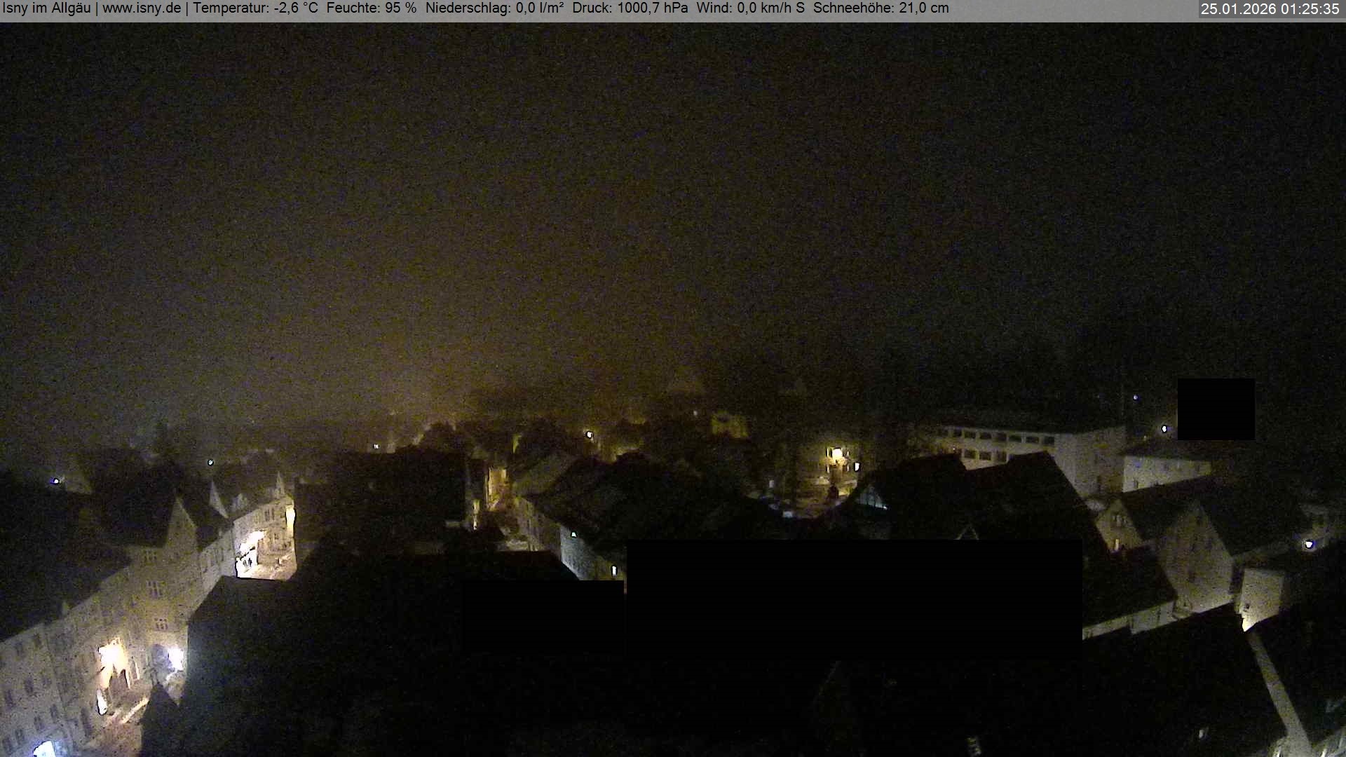 Archiv Foto Webcam Isny im Allgäu