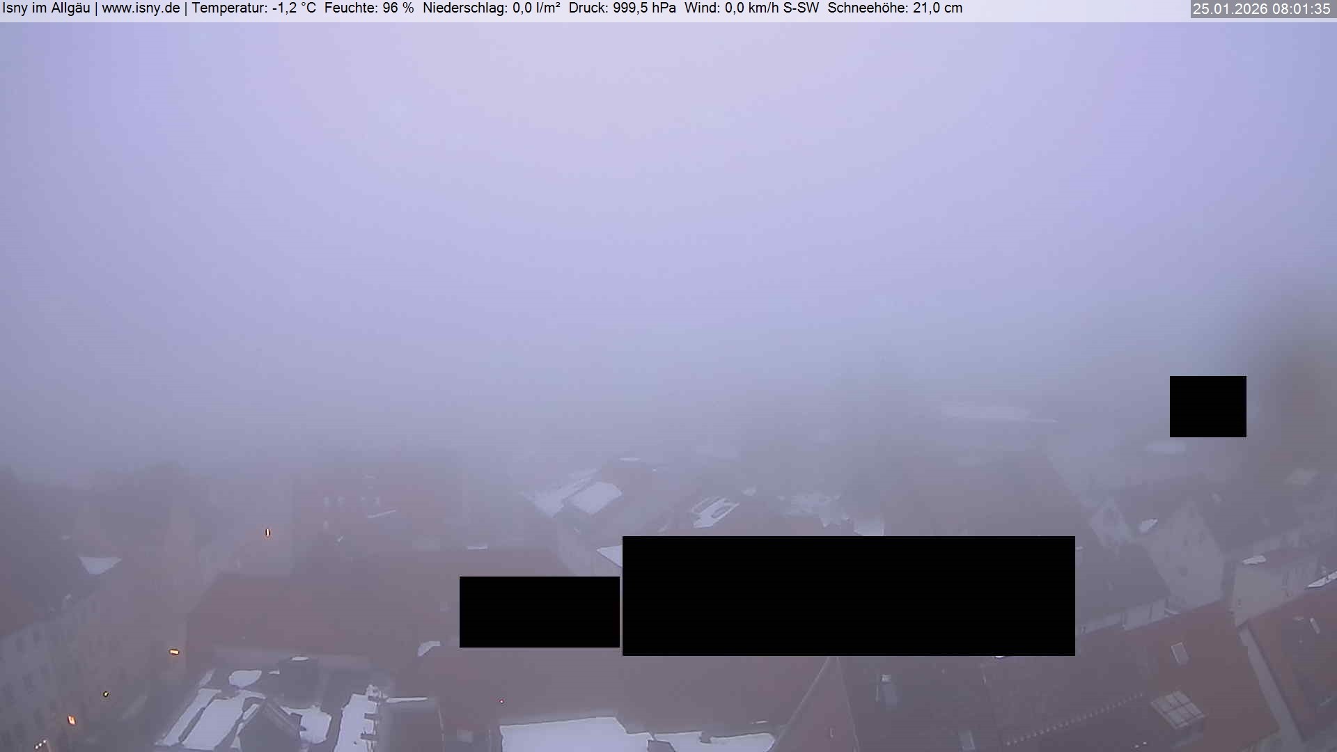 Archiv Foto Webcam Isny im Allgäu
