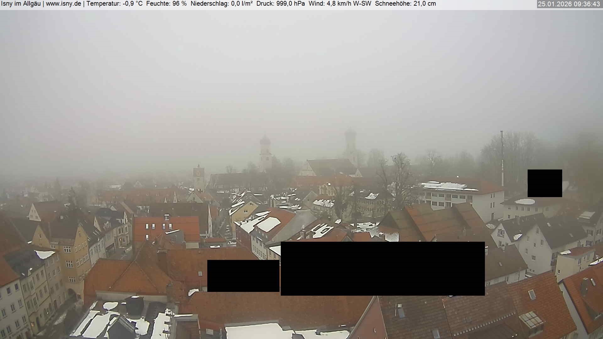Archiv Foto Webcam Isny im Allgäu