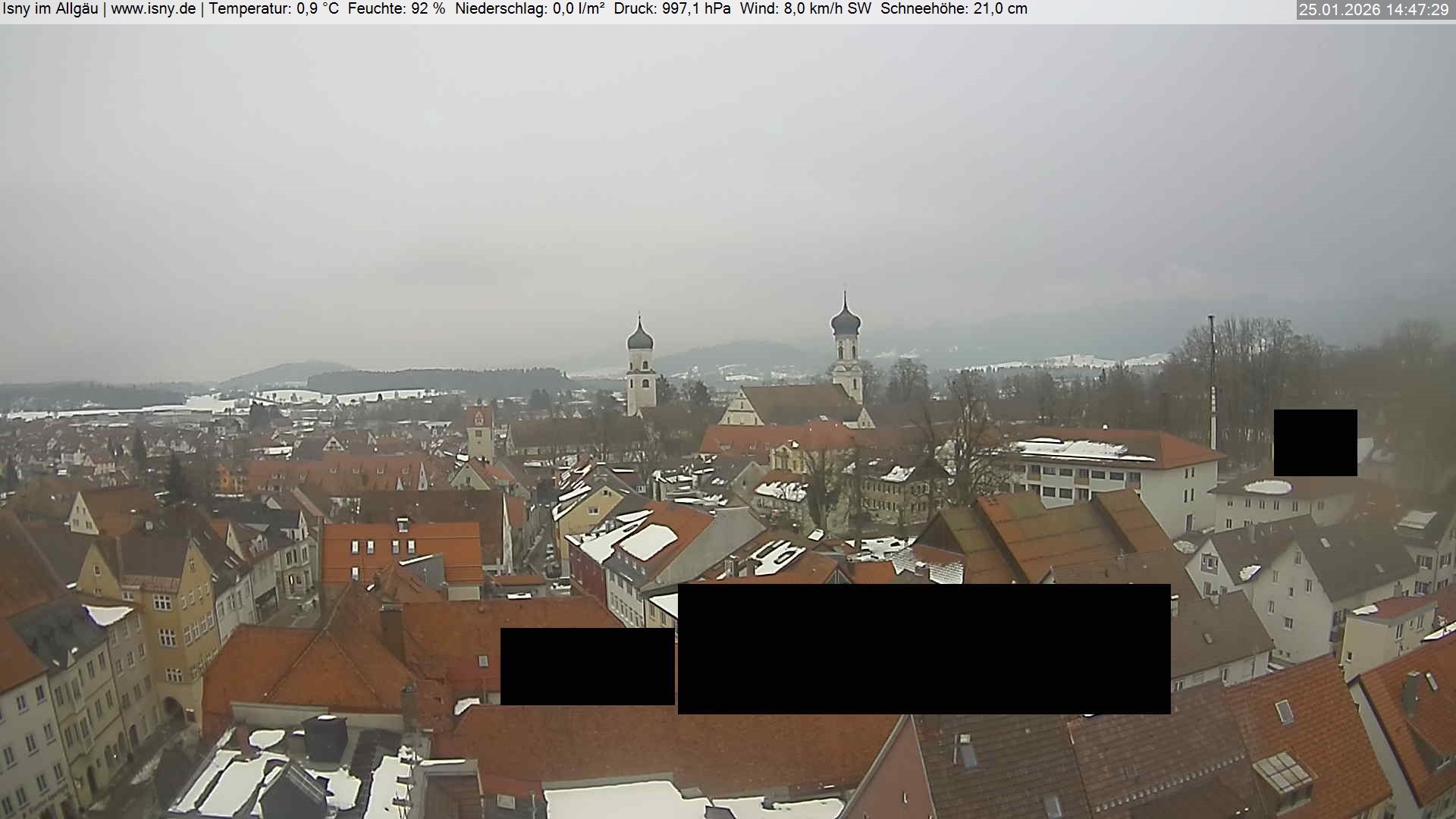 Archiv Foto Webcam Isny im Allgäu