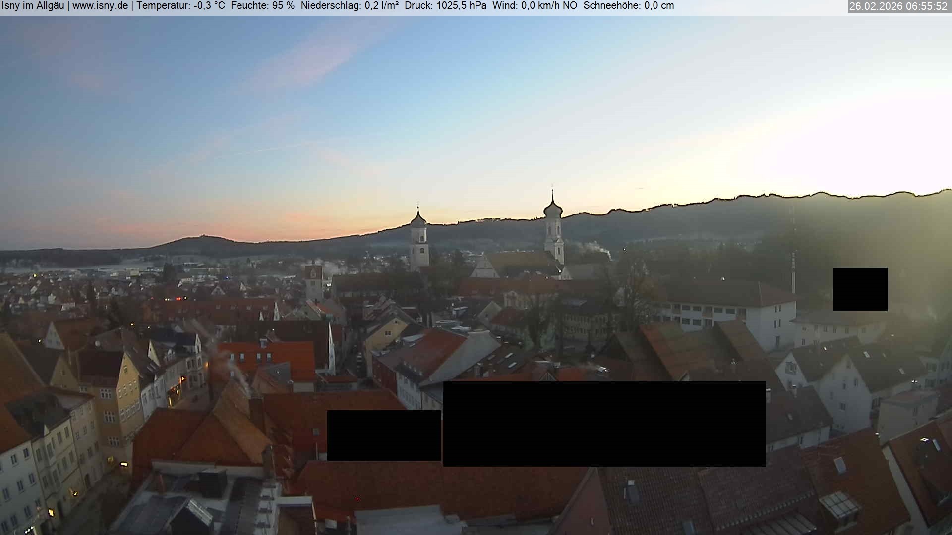 Archived image Webcam Health resort Isny