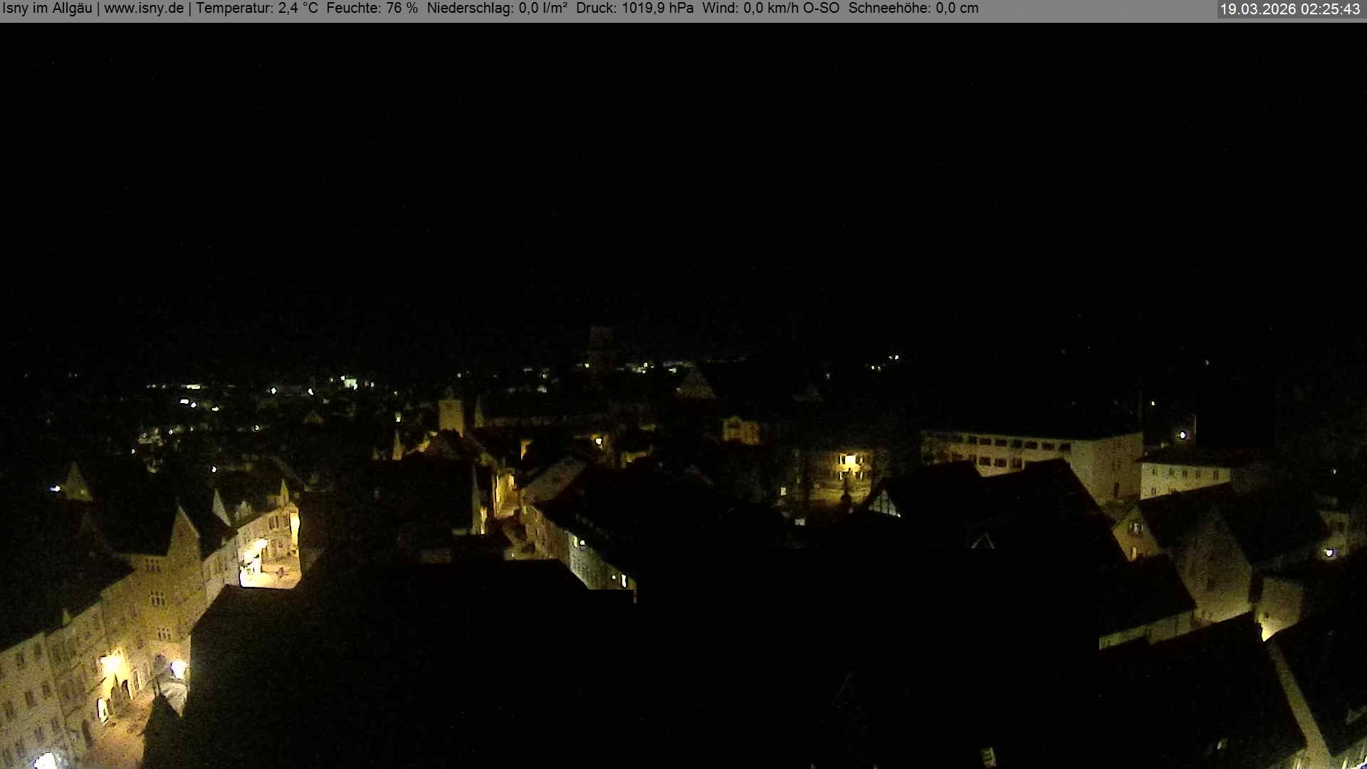 Archiv Foto Webcam Isny im Allgäu