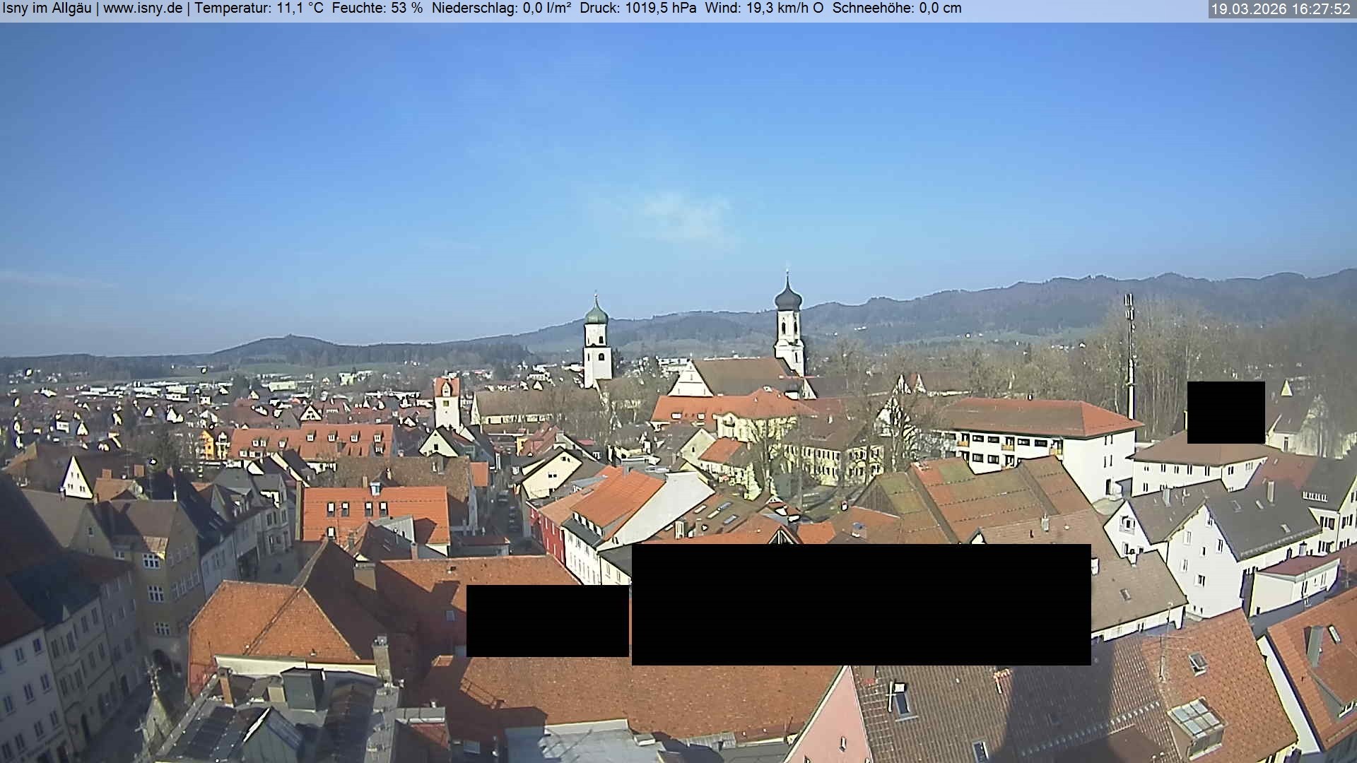 Archiv Foto Webcam Isny im Allgäu