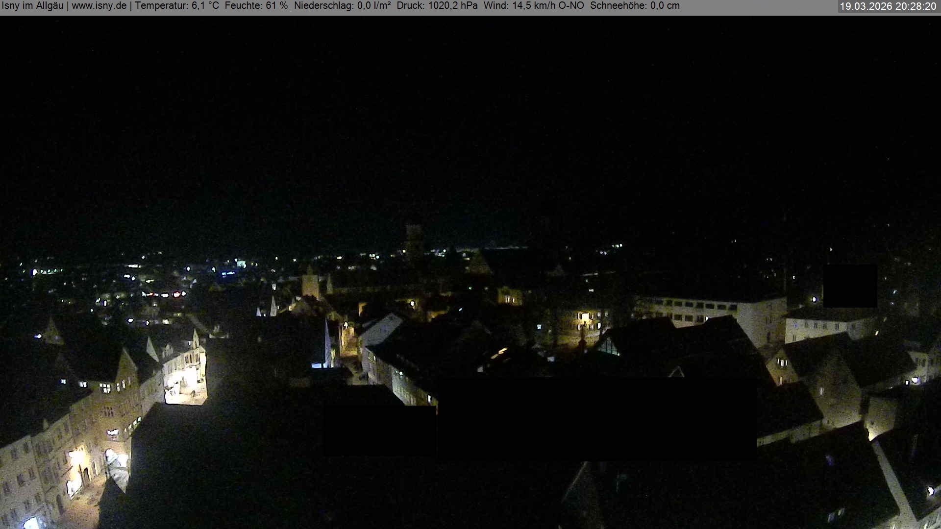 Archiv Foto Webcam Isny im Allgäu