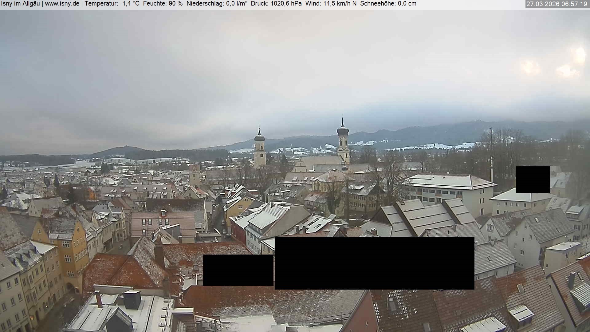 Archiv Foto Webcam Isny im Allgäu