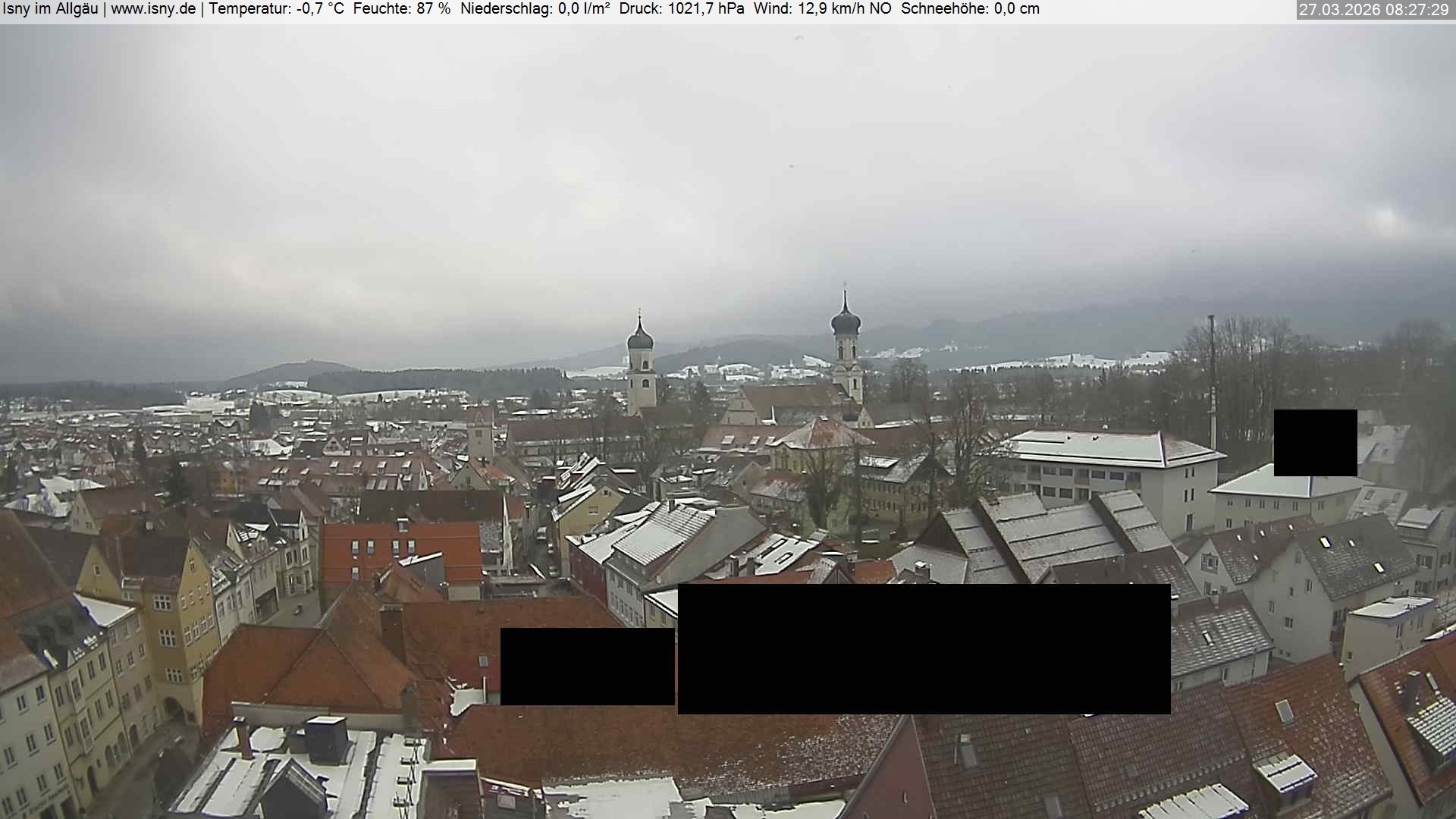 Archiv Foto Webcam Isny im Allgäu