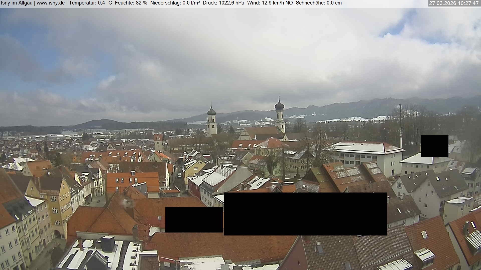 Archiv Foto Webcam Isny im Allgäu