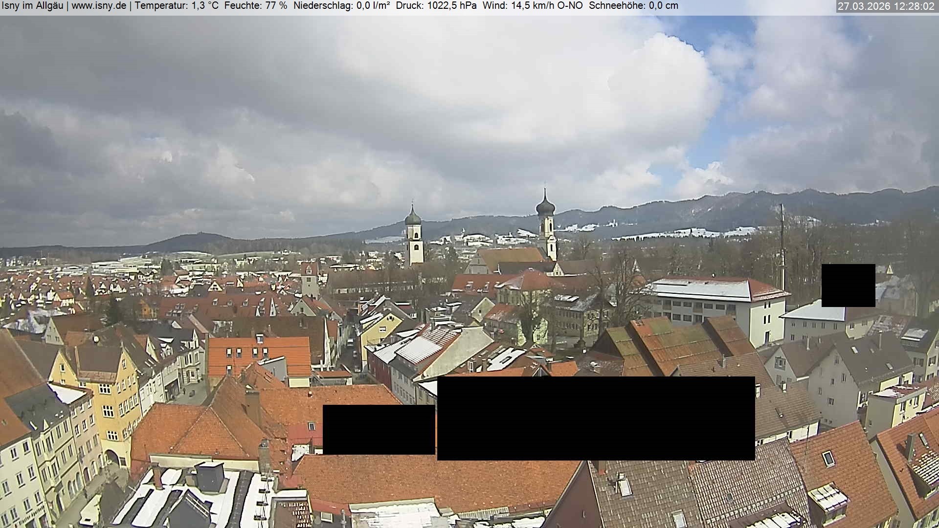 Archiv Foto Webcam Isny im Allgäu