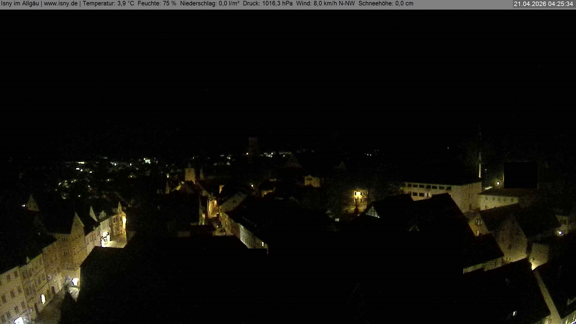 Archiv Foto Webcam Isny im Allgäu