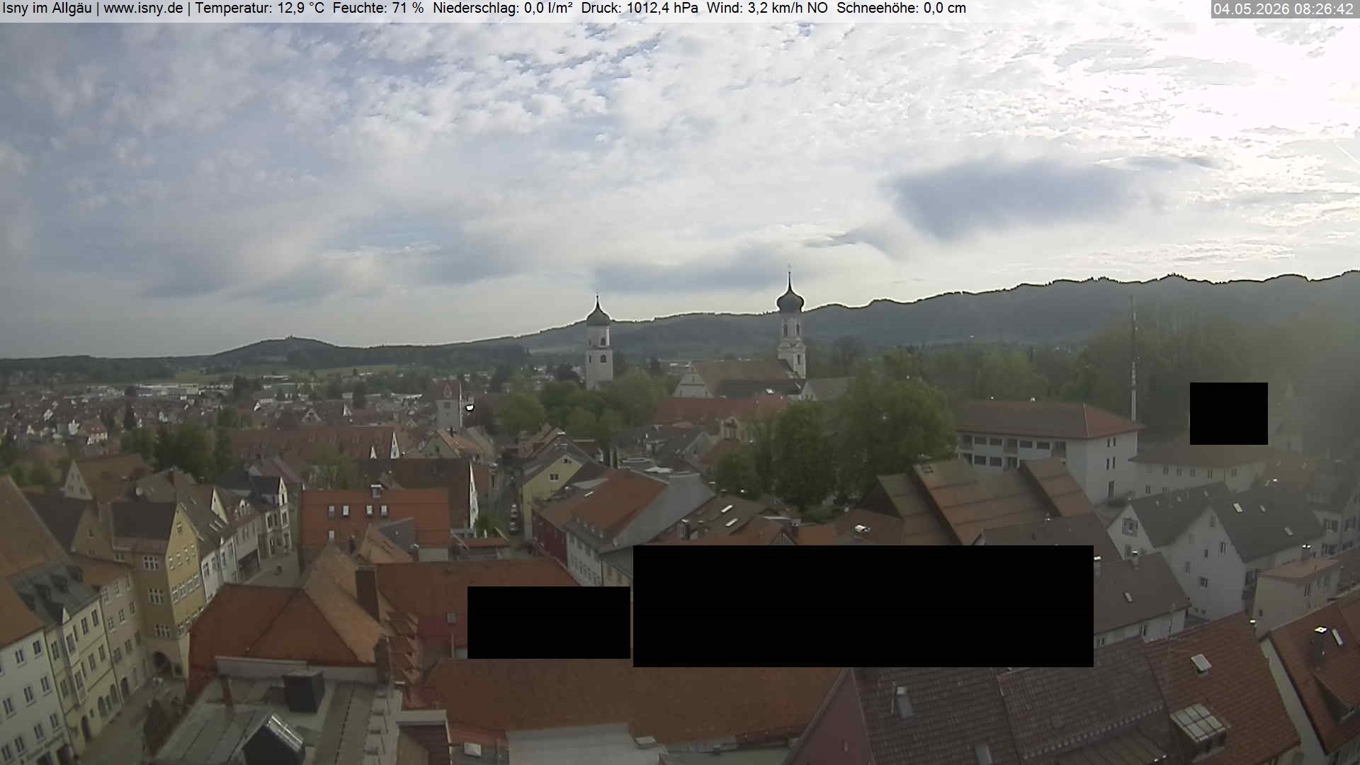 Archiv Foto Webcam Isny im Allgäu