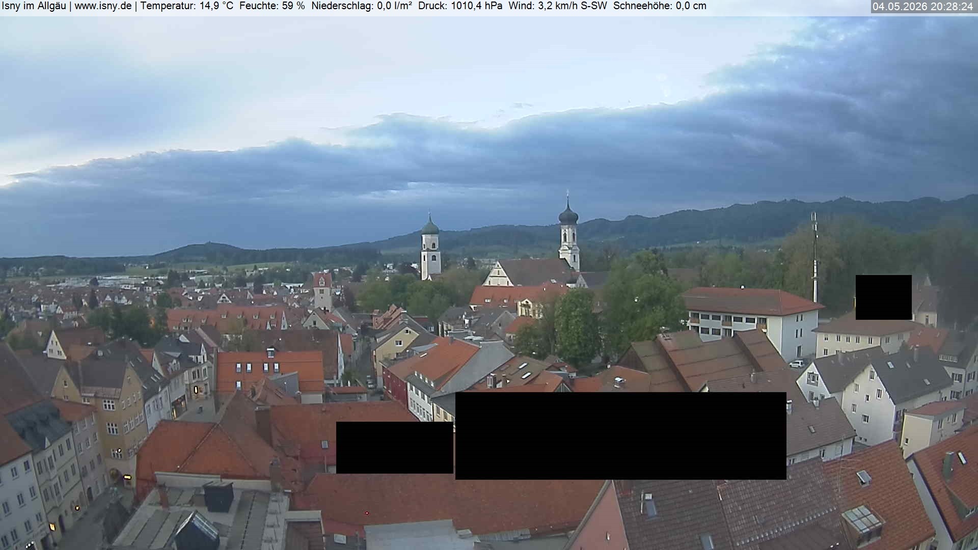 Archiv Foto Webcam Isny im Allgäu