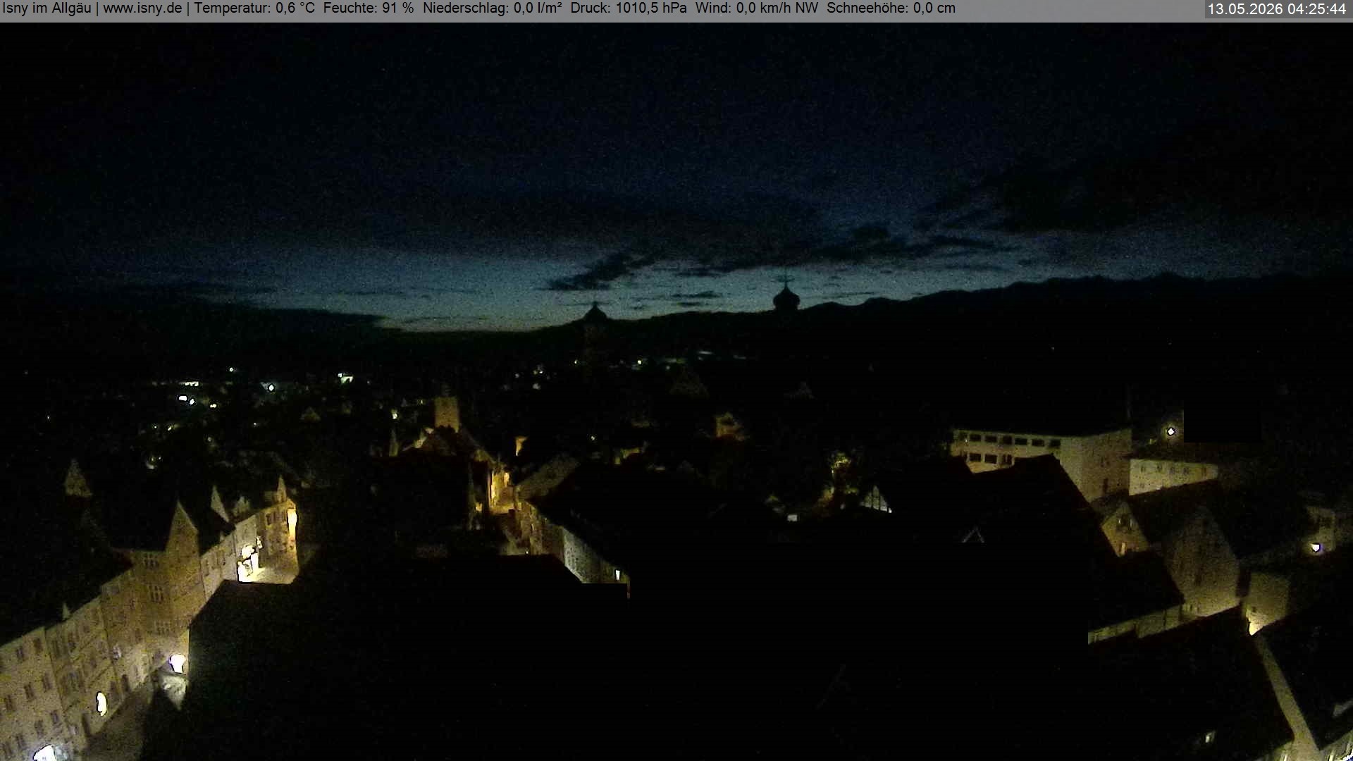 Archiv Foto Webcam Isny im Allgäu