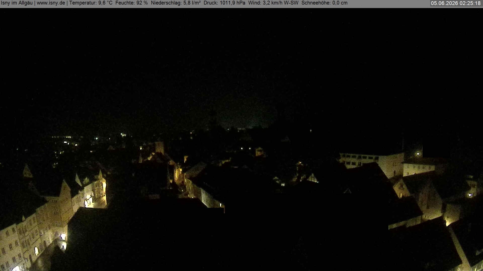 Archiv Foto Webcam Isny im Allgäu