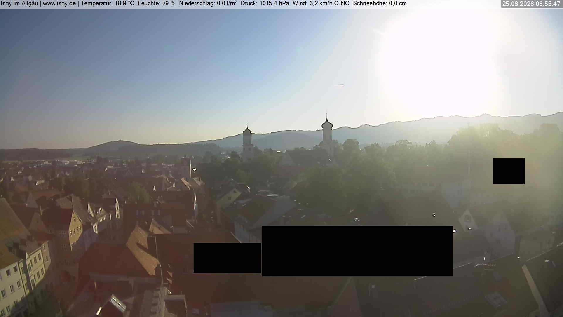Archiv Foto Webcam Isny im Allgäu