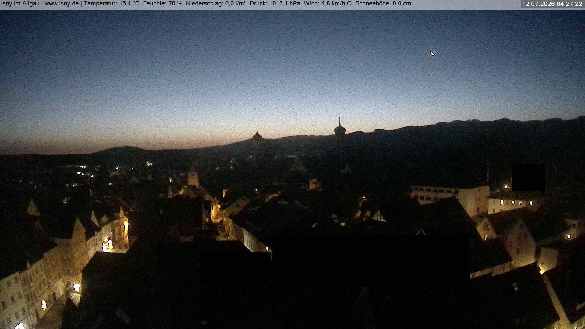 Archived image Webcam Health resort Isny