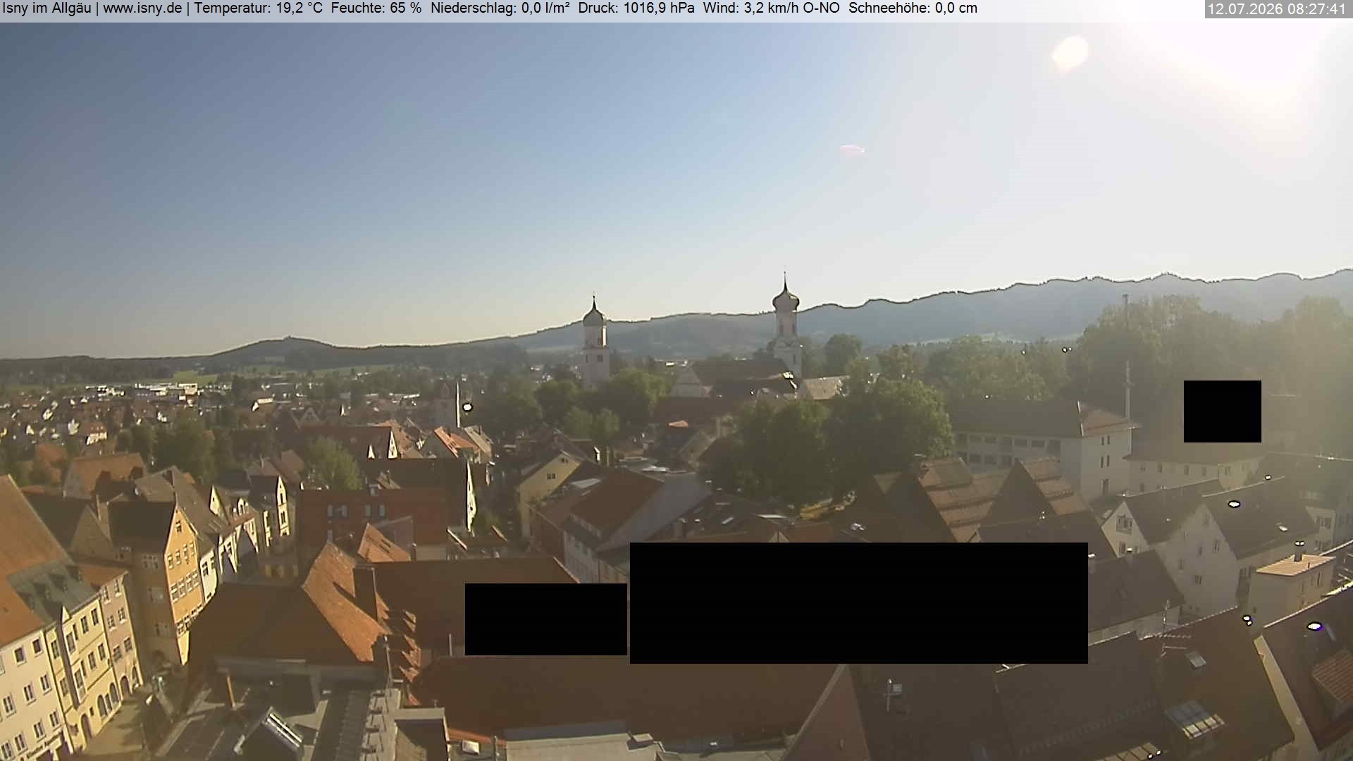 Archived image Webcam Health resort Isny