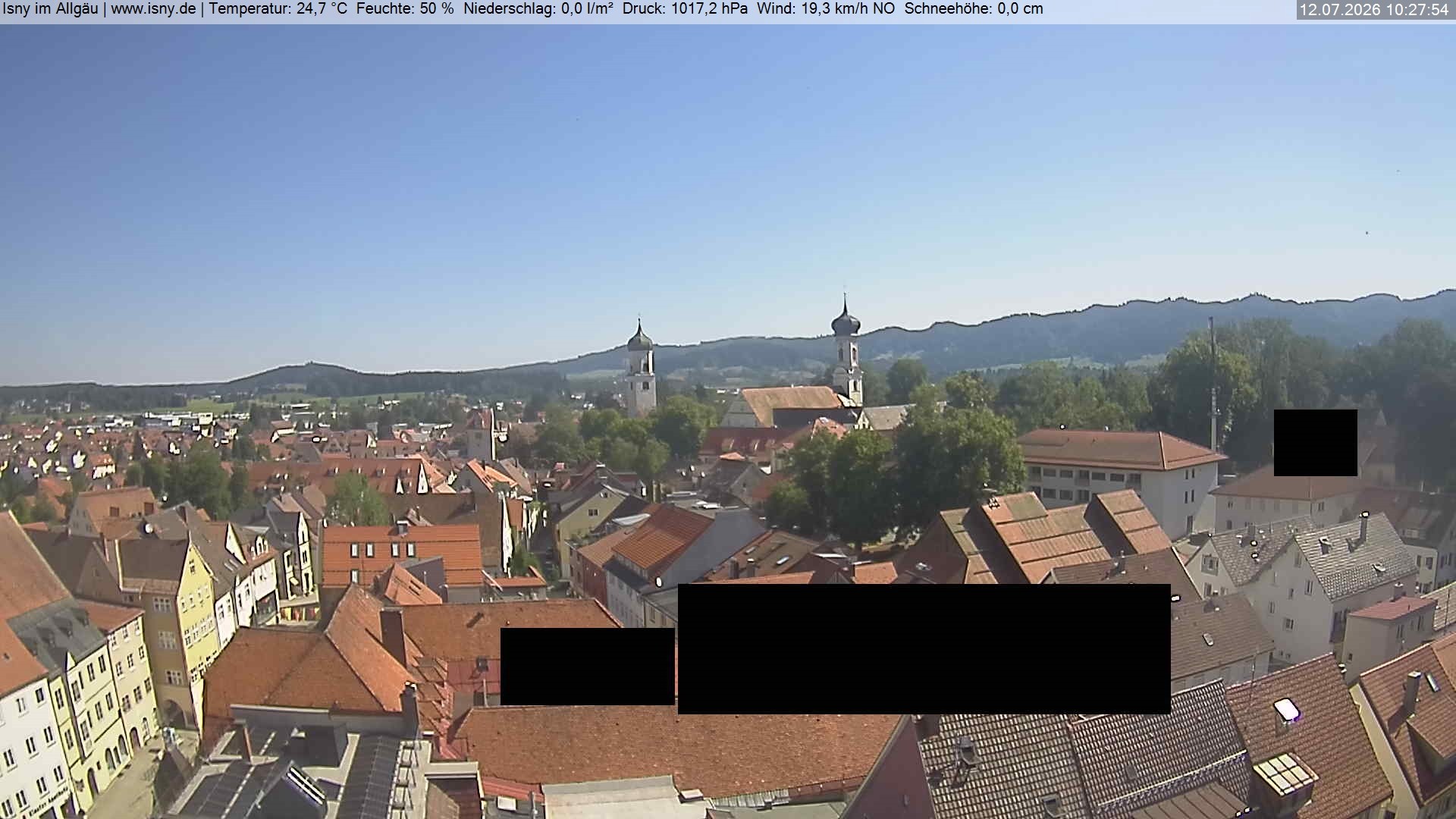 Archived image Webcam Health resort Isny