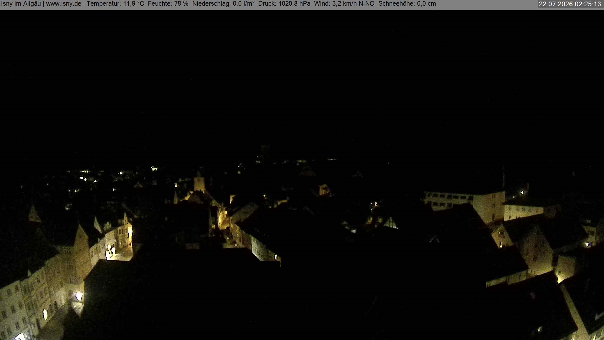 Archiv Foto Webcam Isny im Allgäu