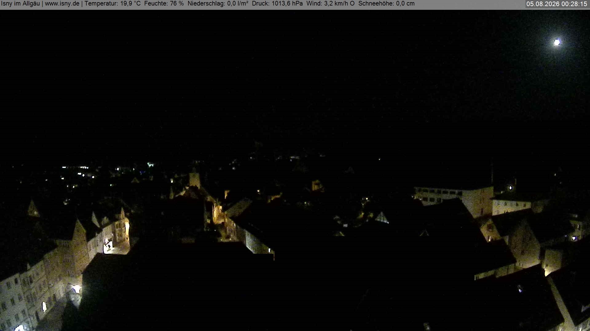 Archiv Foto Webcam Isny im Allgäu
