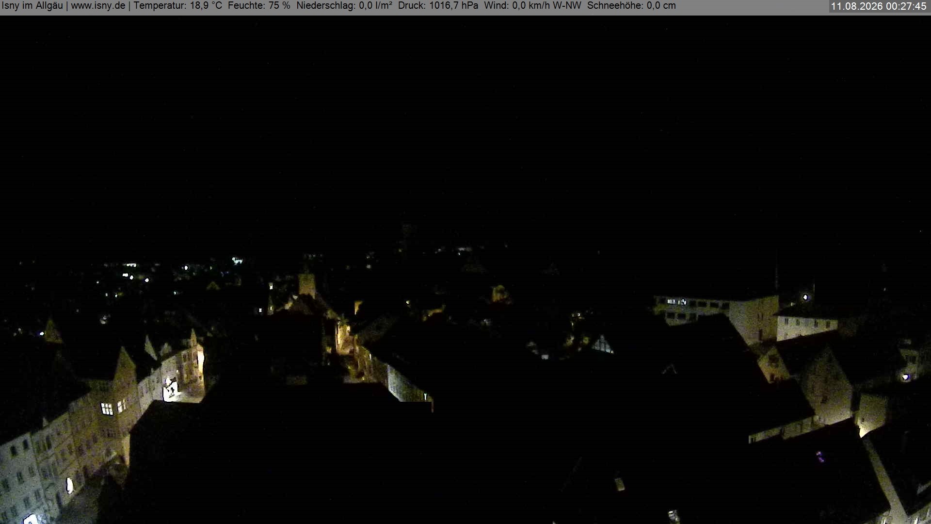 Archiv Foto Webcam Isny im Allgäu