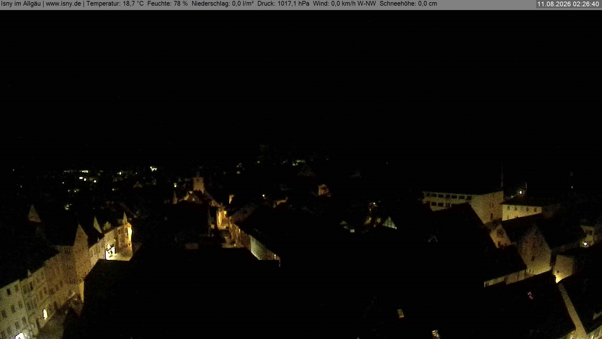 Archiv Foto Webcam Isny im Allgäu