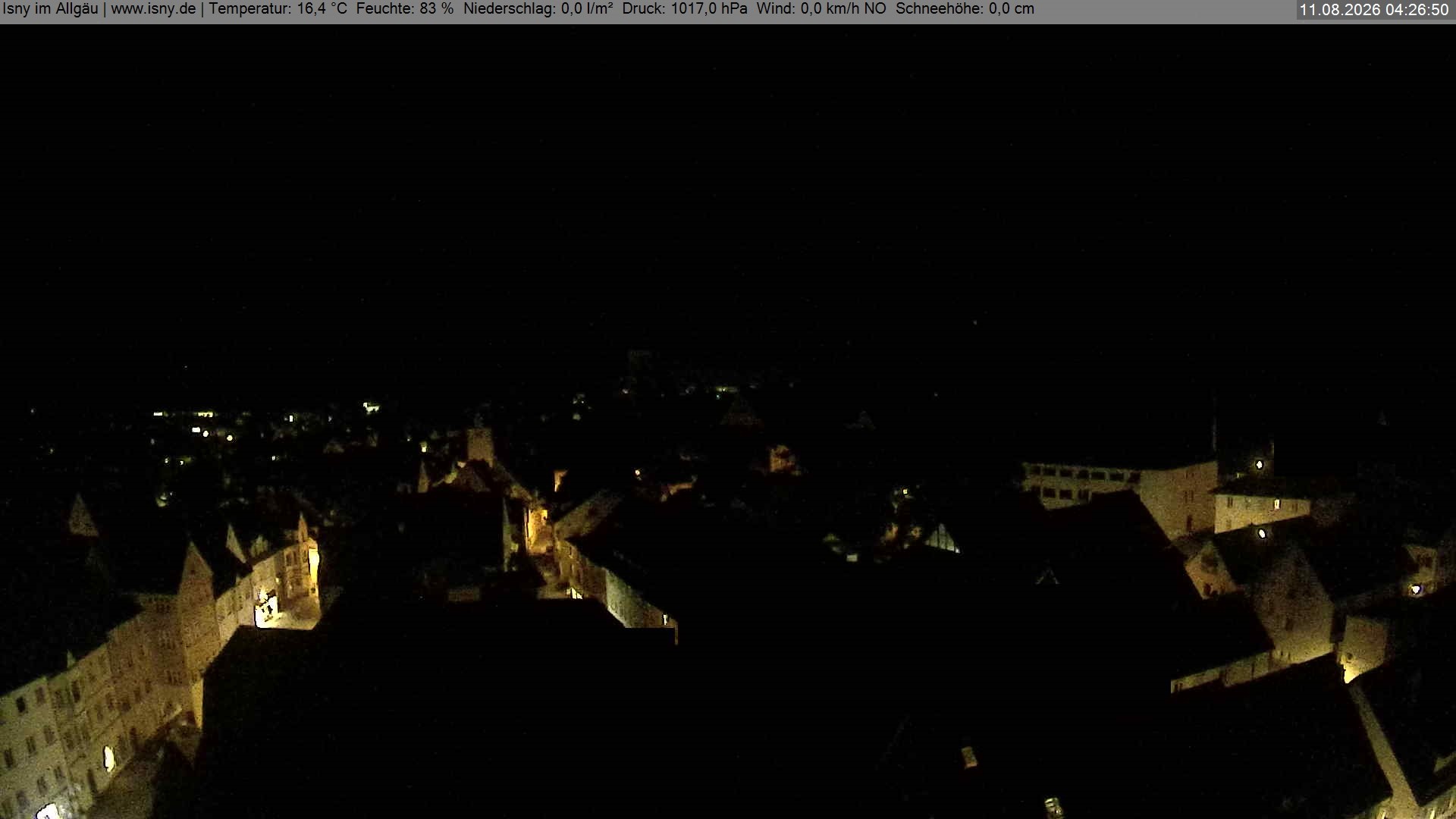 Archiv Foto Webcam Isny im Allgäu