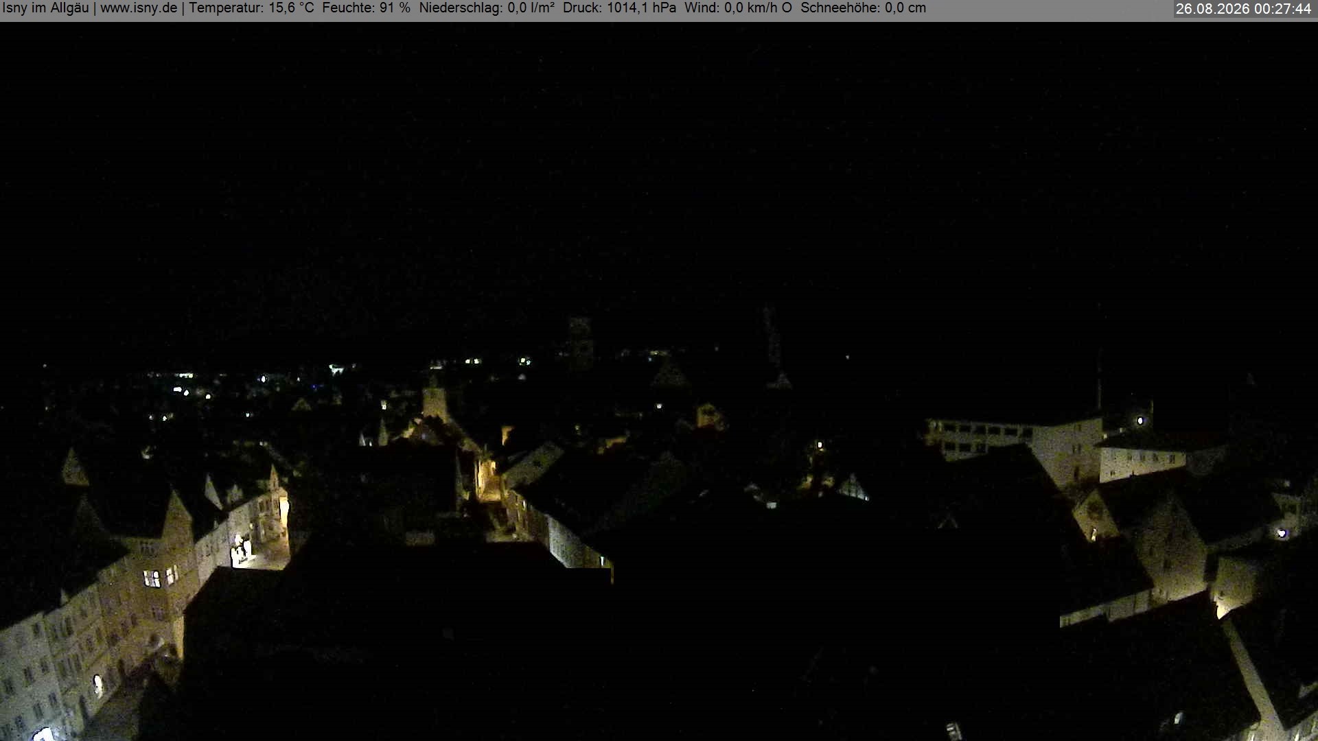 Archiv Foto Webcam Isny im Allgäu