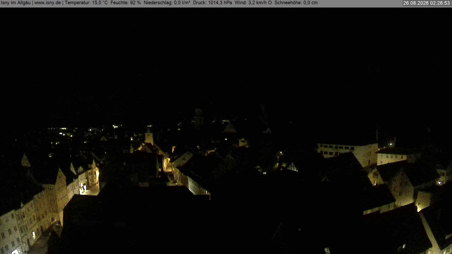 Archiv Foto Webcam Isny im Allgäu
