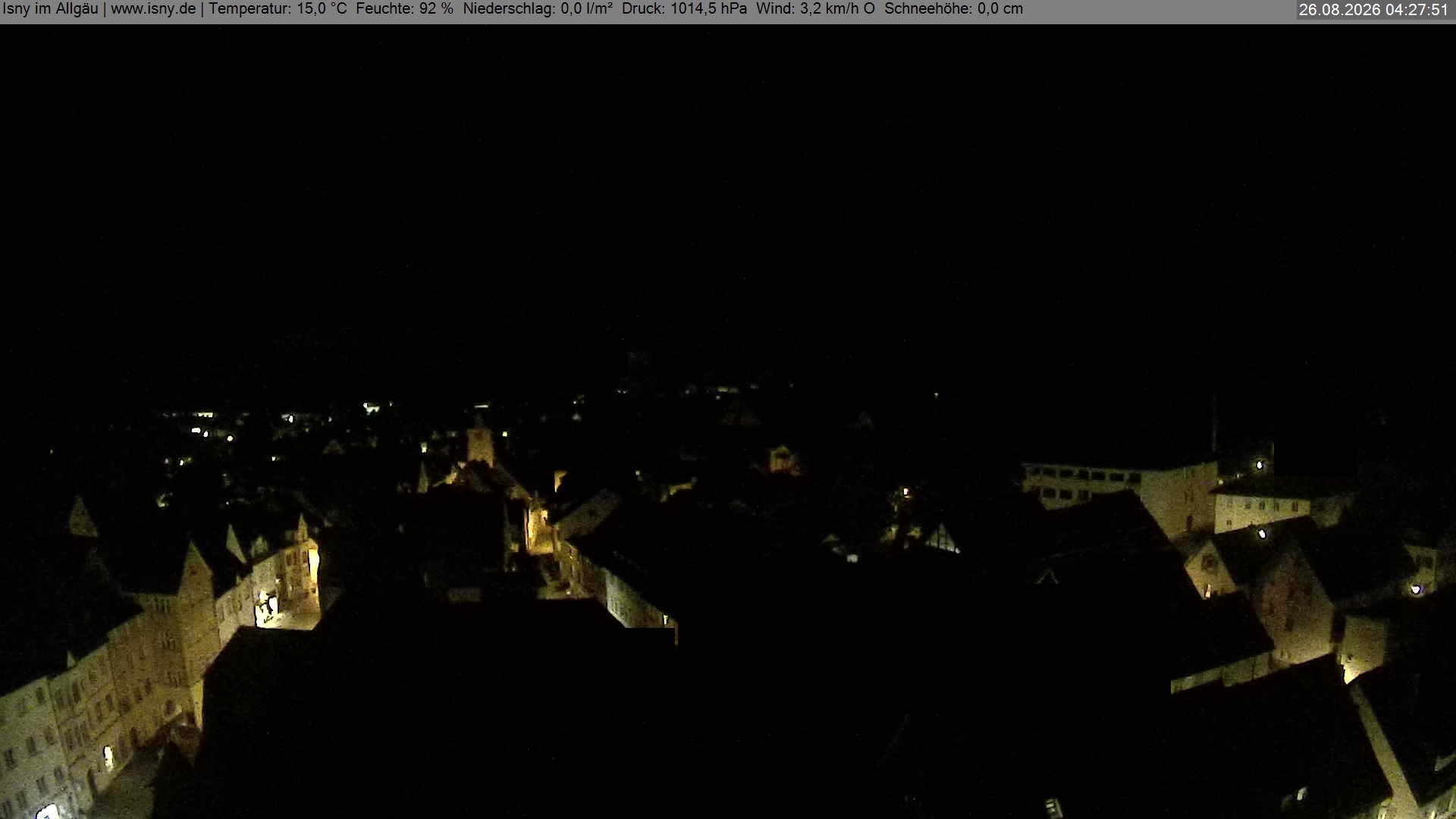 Archiv Foto Webcam Isny im Allgäu